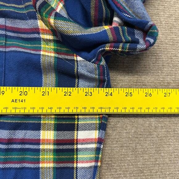 Polo Ralph Lauren Performance Flannel Shirt Men's Large Long Sleeve Button Down - Picture 6 of 10